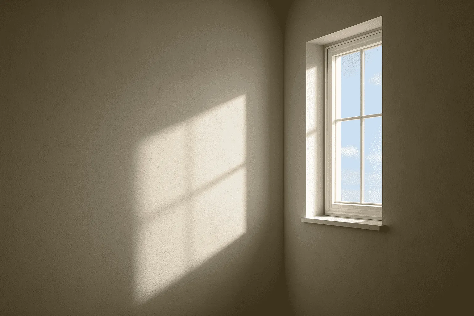 Modern window interior